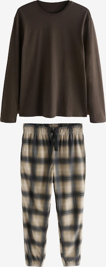 Ilga pižama iš Next, spalva – tamsiai mėlyna / ruda / rusvai pilka / benzino spalva, Prekių apžvalga