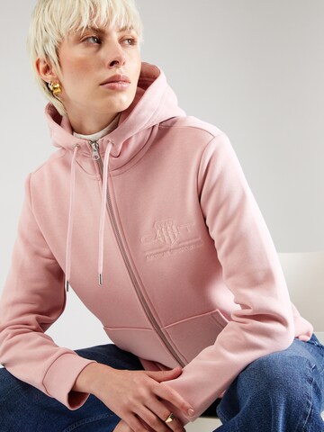 GANT Sweatjakke i pink