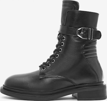 Bottines à lacets Derimod en noir : devant