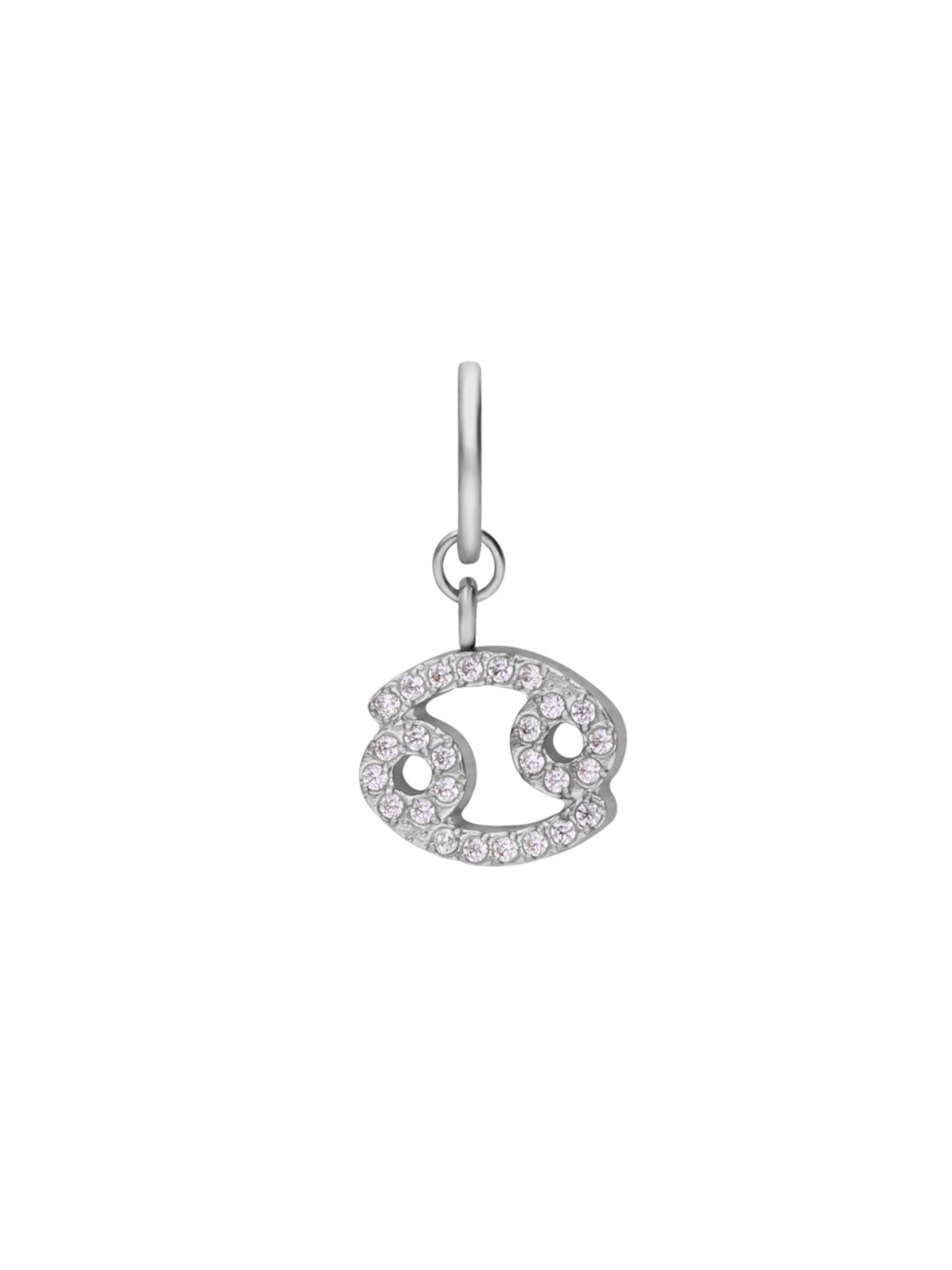 Lucardi Pendant 'Statement' in Silver: front