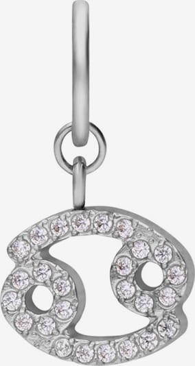 Lucardi Anhänger 'Statement' in silber / transparent, Produktansicht