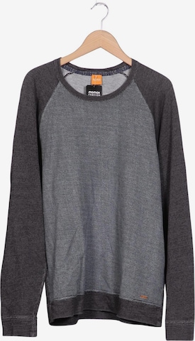 BOSS Orange Sweater XL in Grau: Vorderseite
