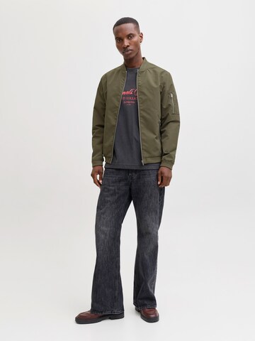 JACK & JONES Regular fit Between-Season Jacket 'JJERUSH' in Green