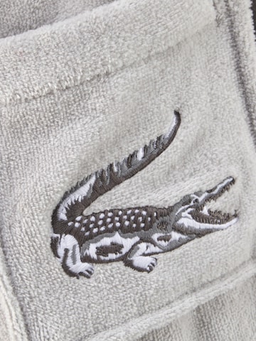 LACOSTE Long Bathrobe 'LRENE' in Grey