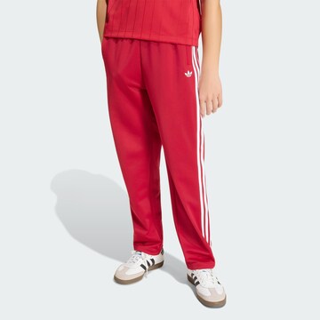 ADIDAS ORIGINALS Обычный Штаны 'Firebird' в Красный: спереди