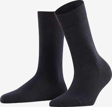 FALKE Socken 'Sensitive Berlin' in Blau: Vorderseite