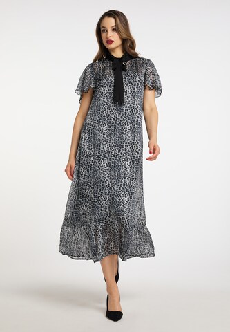 Robe faina en gris : devant