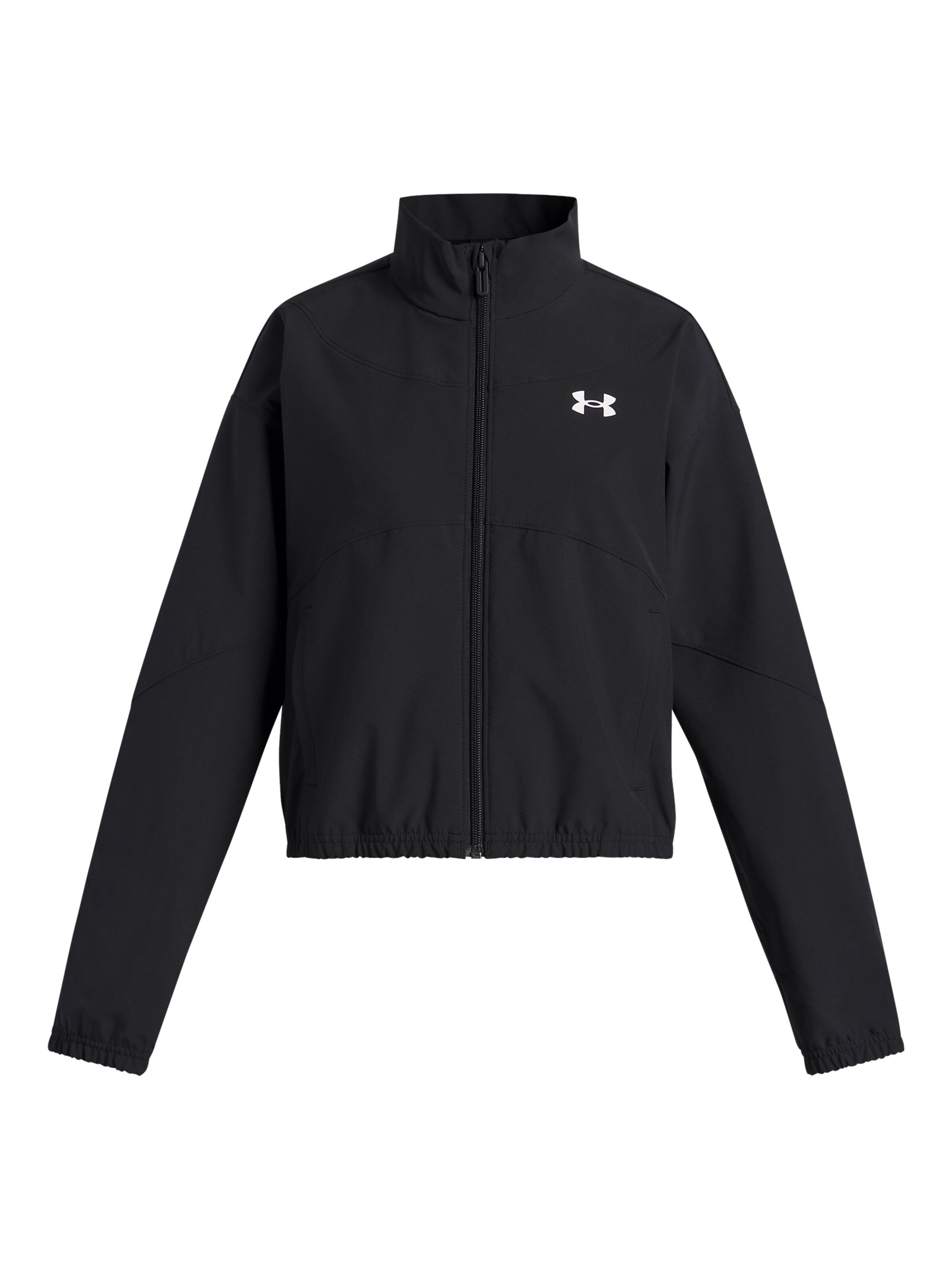 UNDER ARMOUR Sports jacket 'Rival' in Black: front