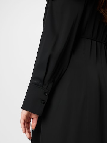 Calvin Klein Curve Shirt Dress in Black