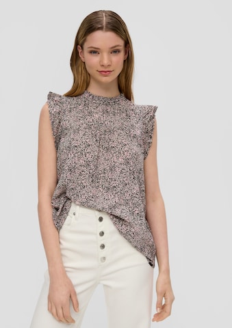 QS Blouse in Gemengde kleuren: voorkant