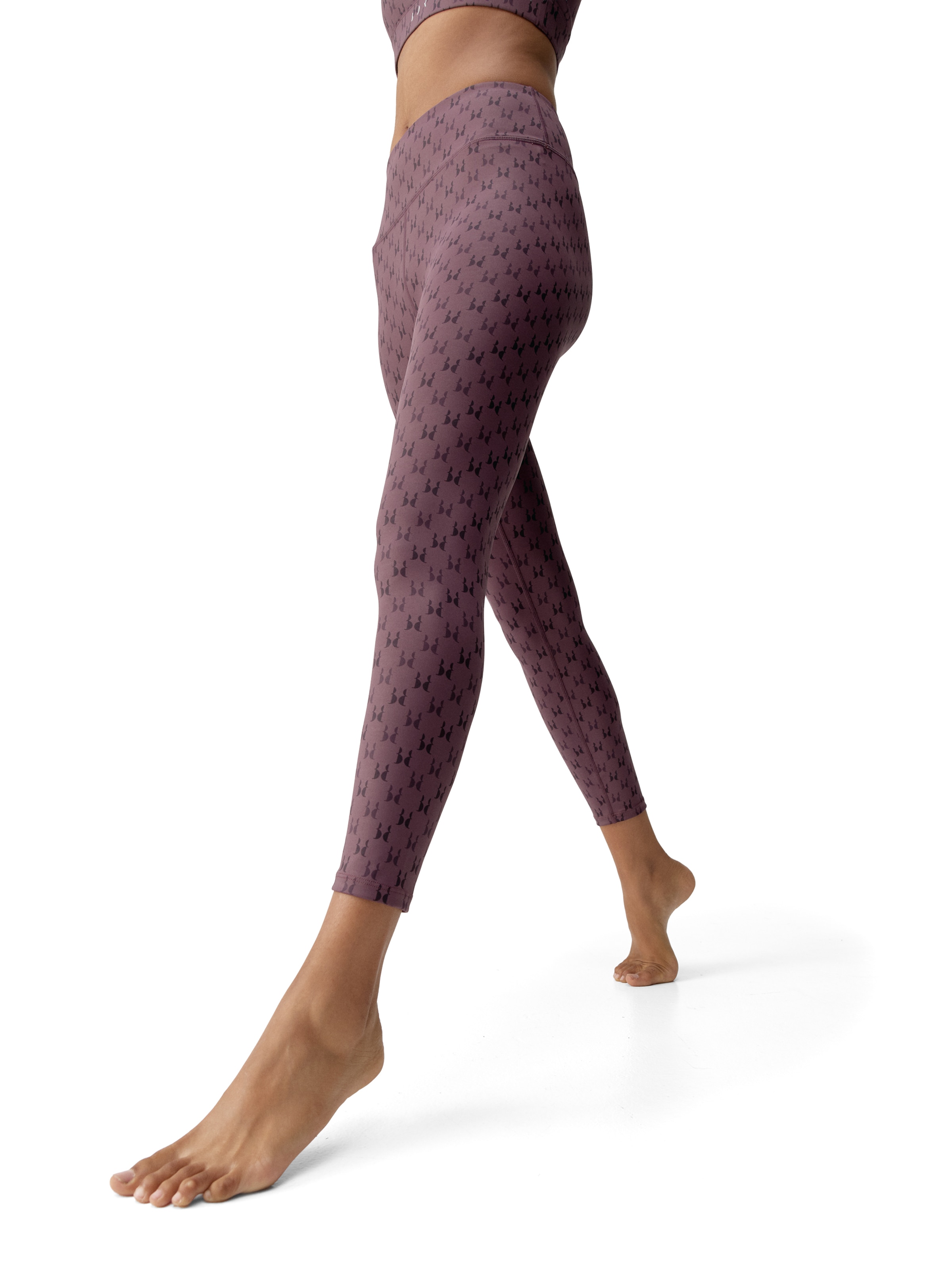 Born Skinny Leggings 'Monogram' in Purple