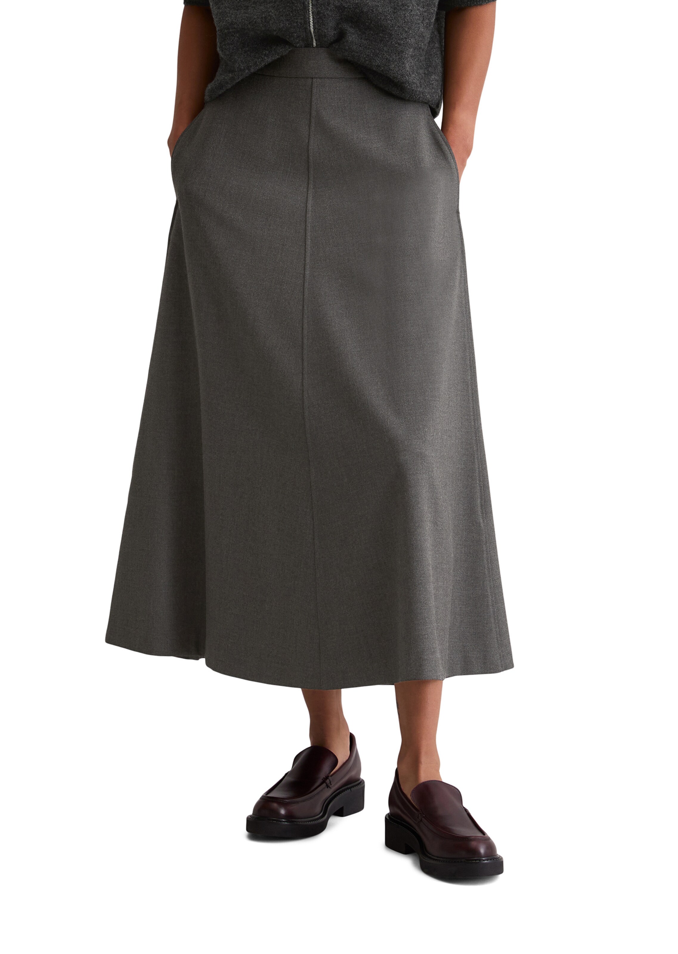 Marc O'Polo Skirt in Grey: front
