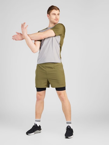 ENDURANCE Regular Workout Pants 'Kros' in Green