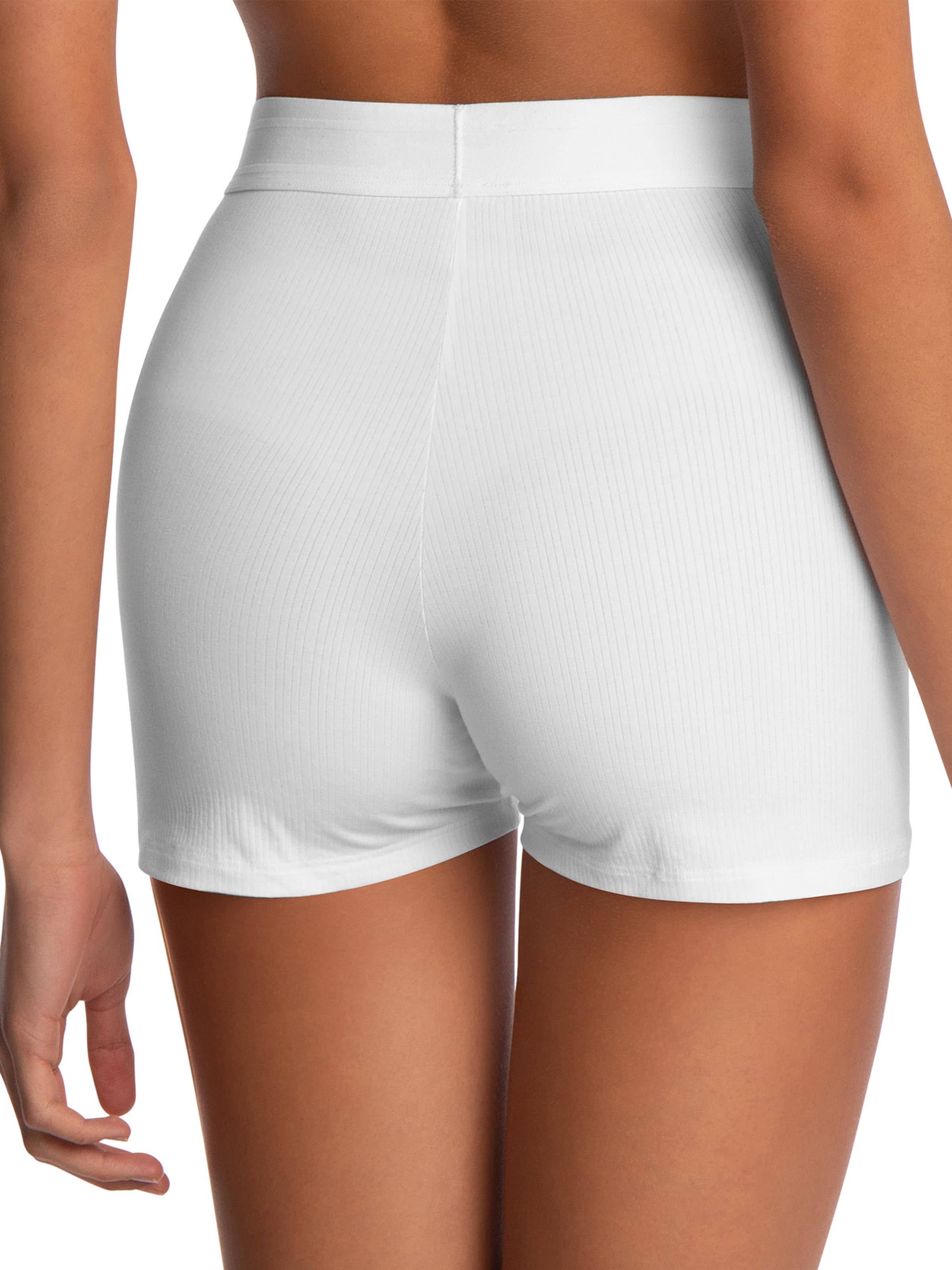 Wolford Skinny Leggings ' BIKE SHORT ' in White