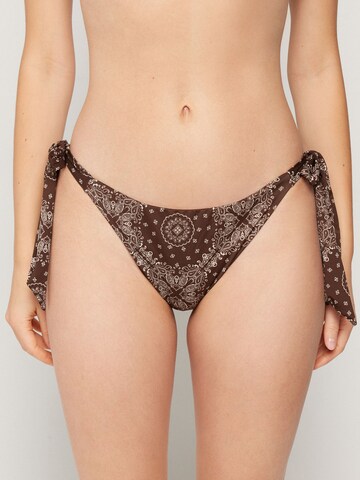 Tezenis Bikini Bottoms 'Country Vibe' in Brown: front
