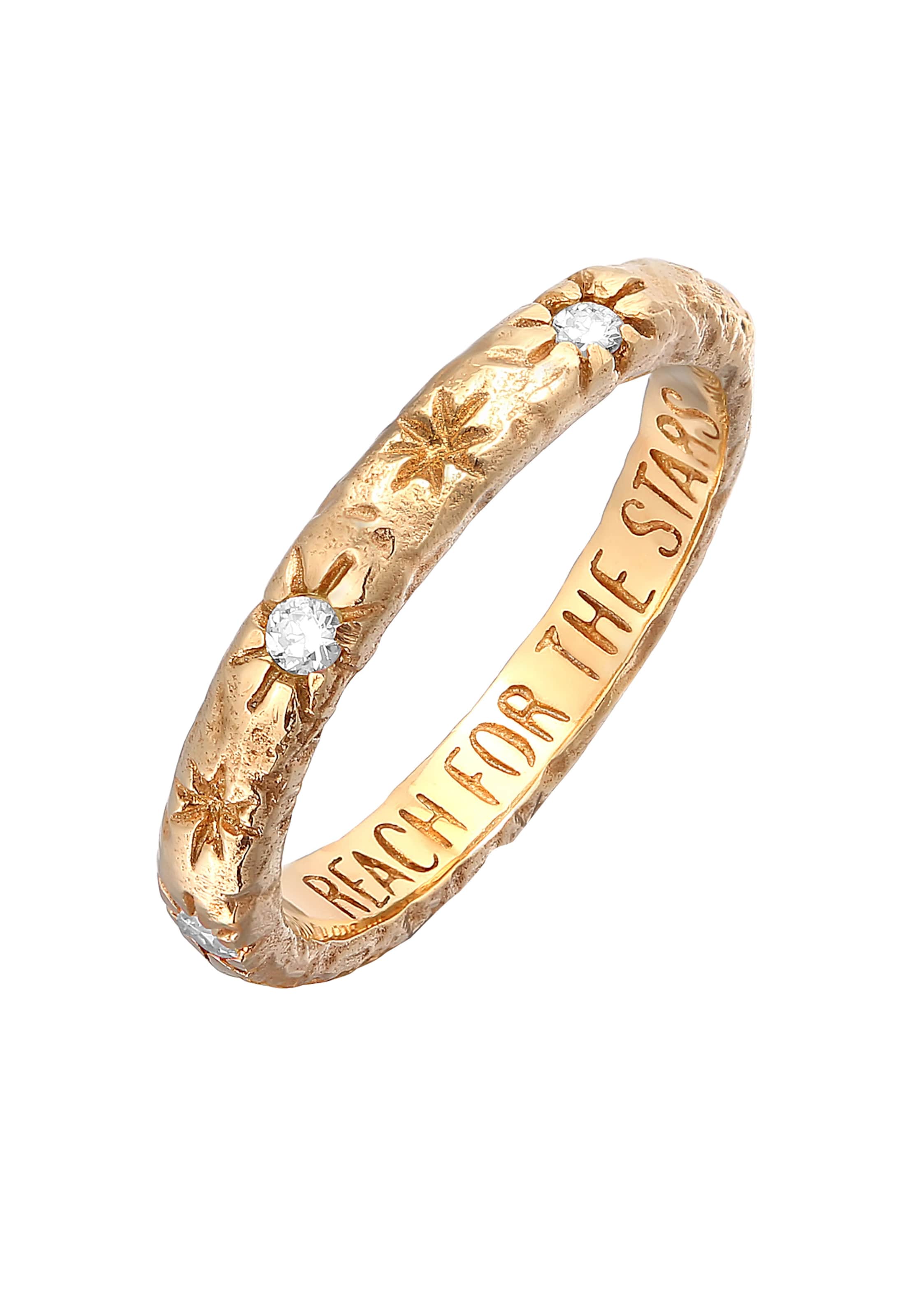 Haze&Glory Ring in Gold: Vorderseite