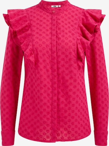 Camicia da donna di WE Fashion in rosa: frontale
