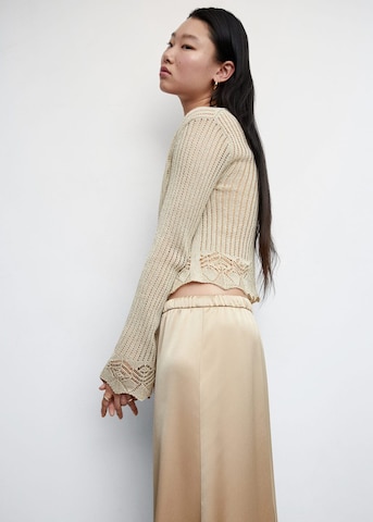 MANGO Sweater 'Chicle' in Beige