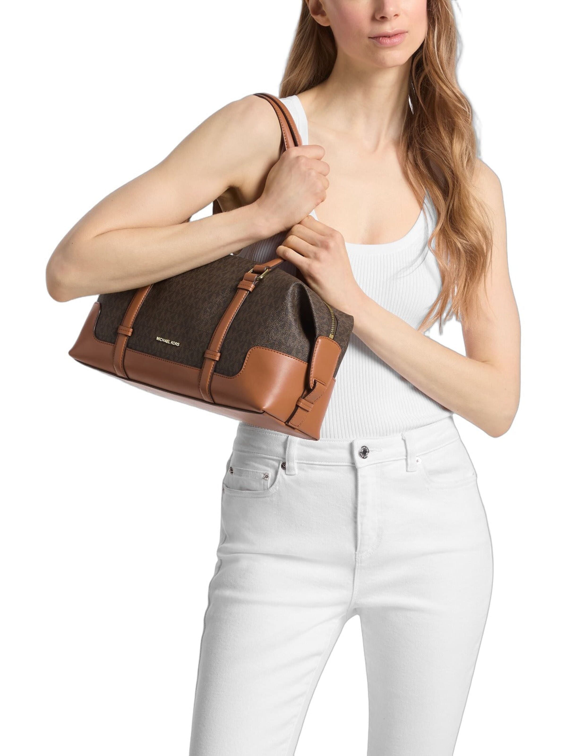 Sac à bandoulière 'Bandoulière Teddi Grand Souple Marron' MICHAEL Michael Kors en marron