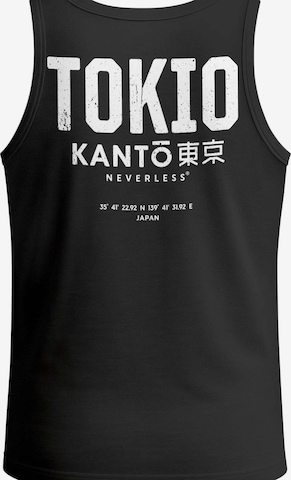 Neverless Shirt 'Tokio' in Schwarz: Vorderseite