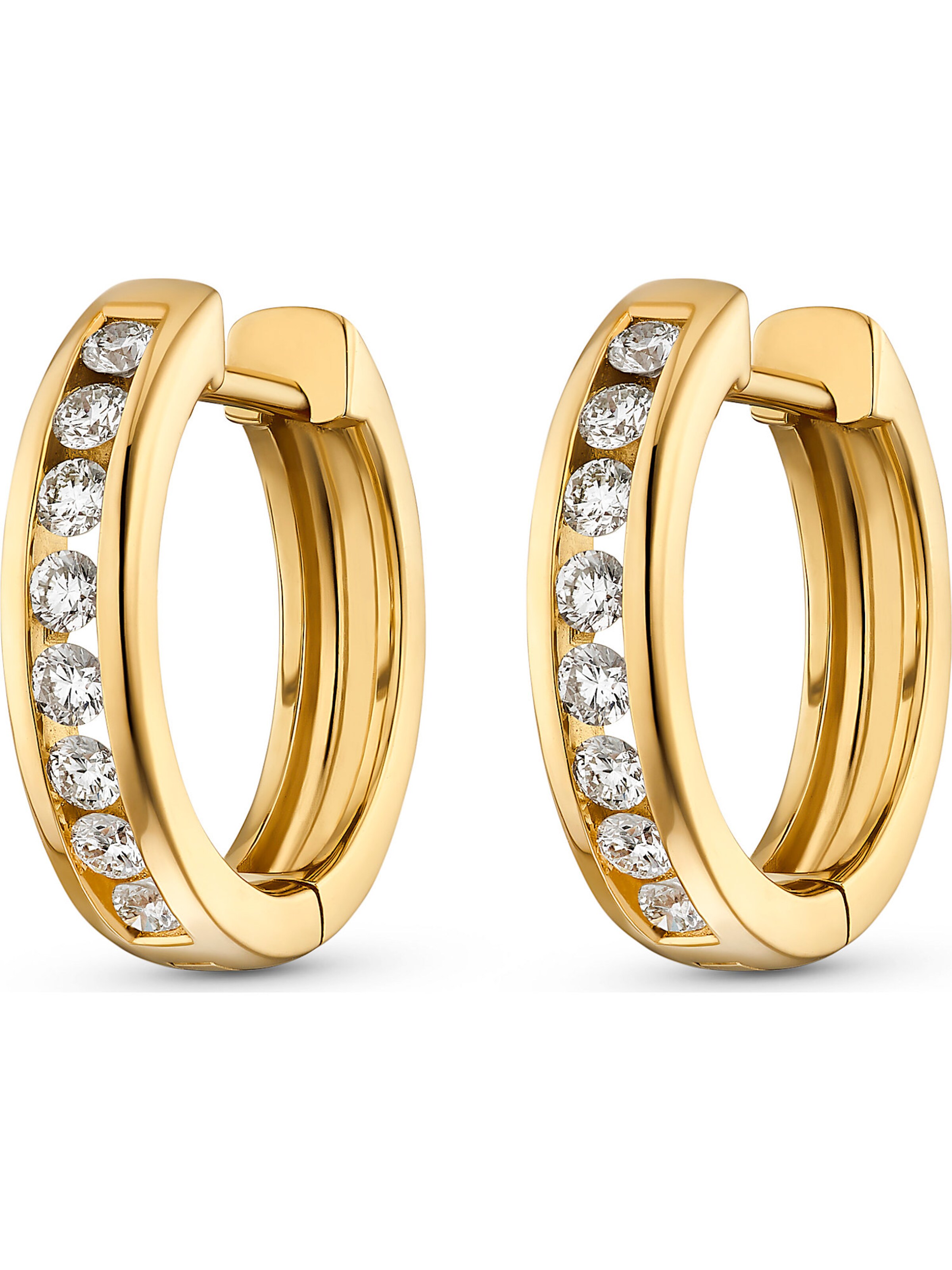 CHRIST Earrings in Yellow: front