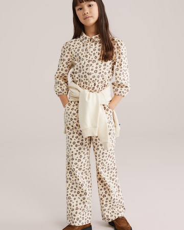 WE Fashion Dungarees in Beige