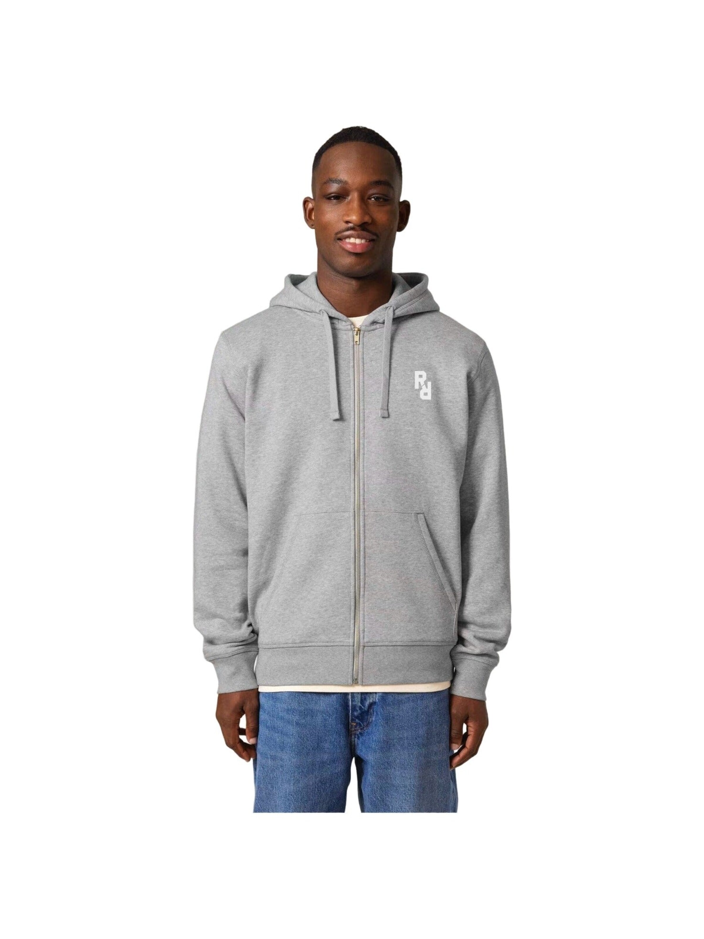 Rheinrebell Sweatvest in Grijs