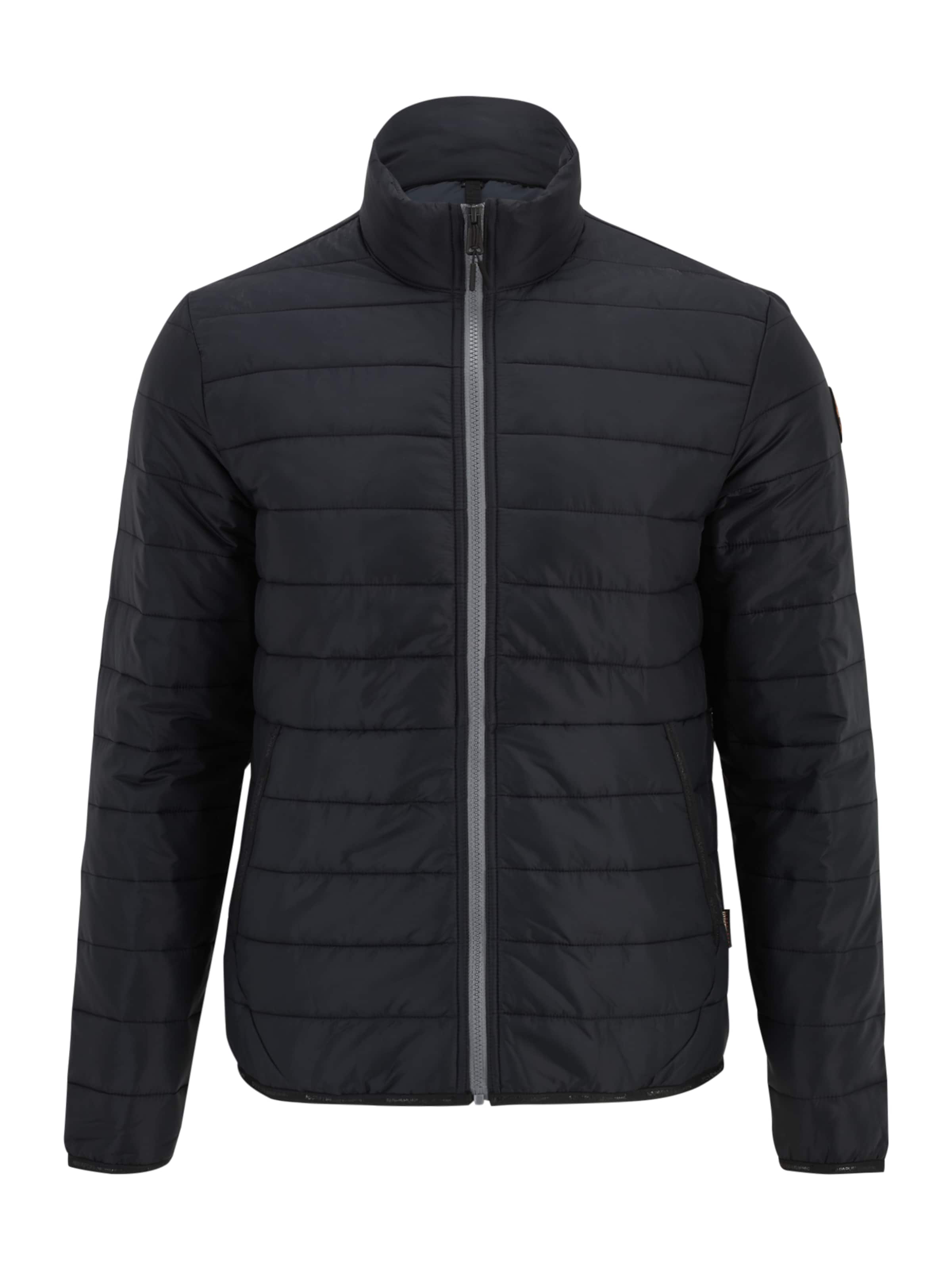 NAPAPIJRI Prechodná bunda - Čierna: predná strana