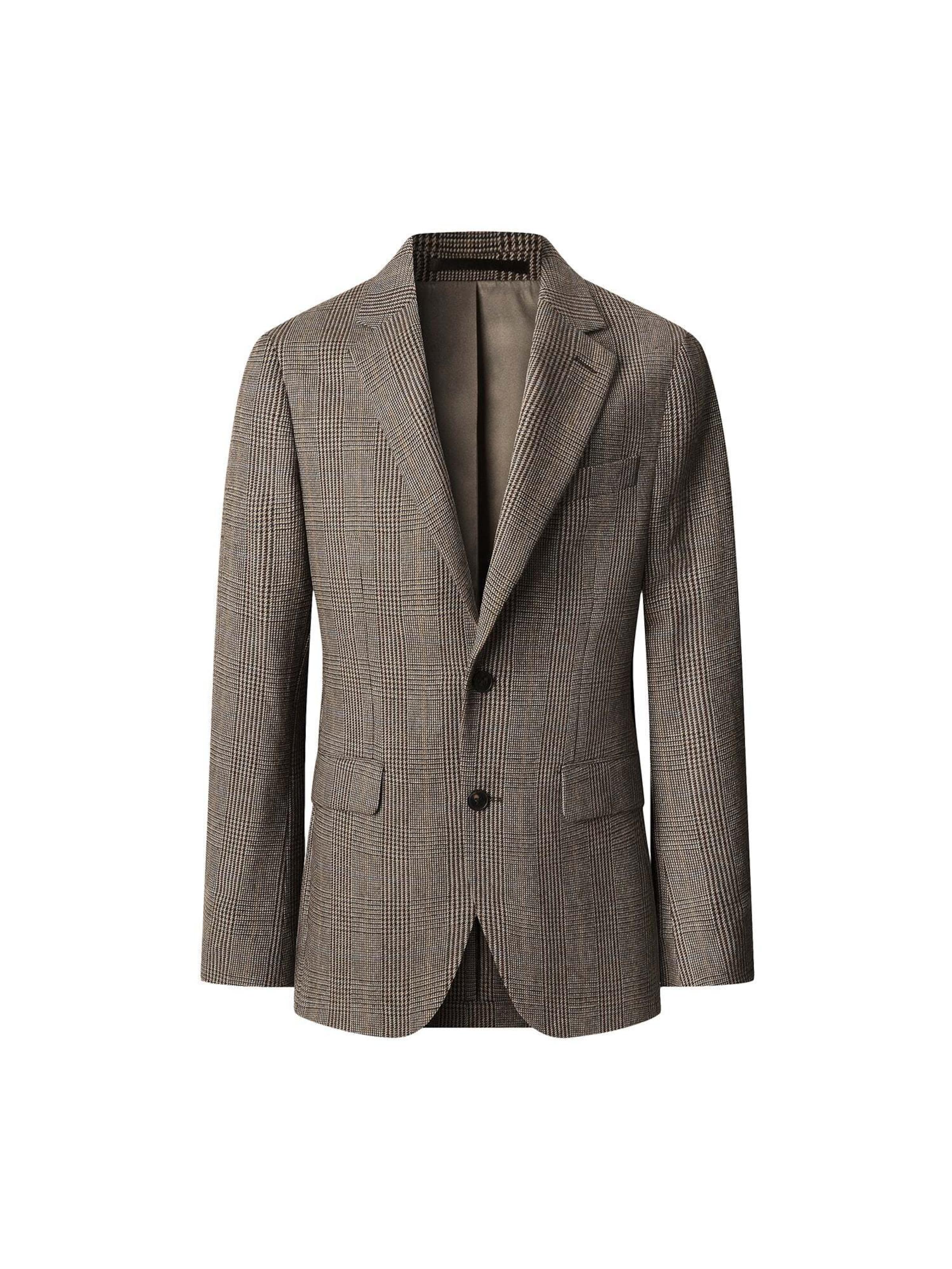 Regular fit Giacca da completo di Hackett London in marrone: frontale