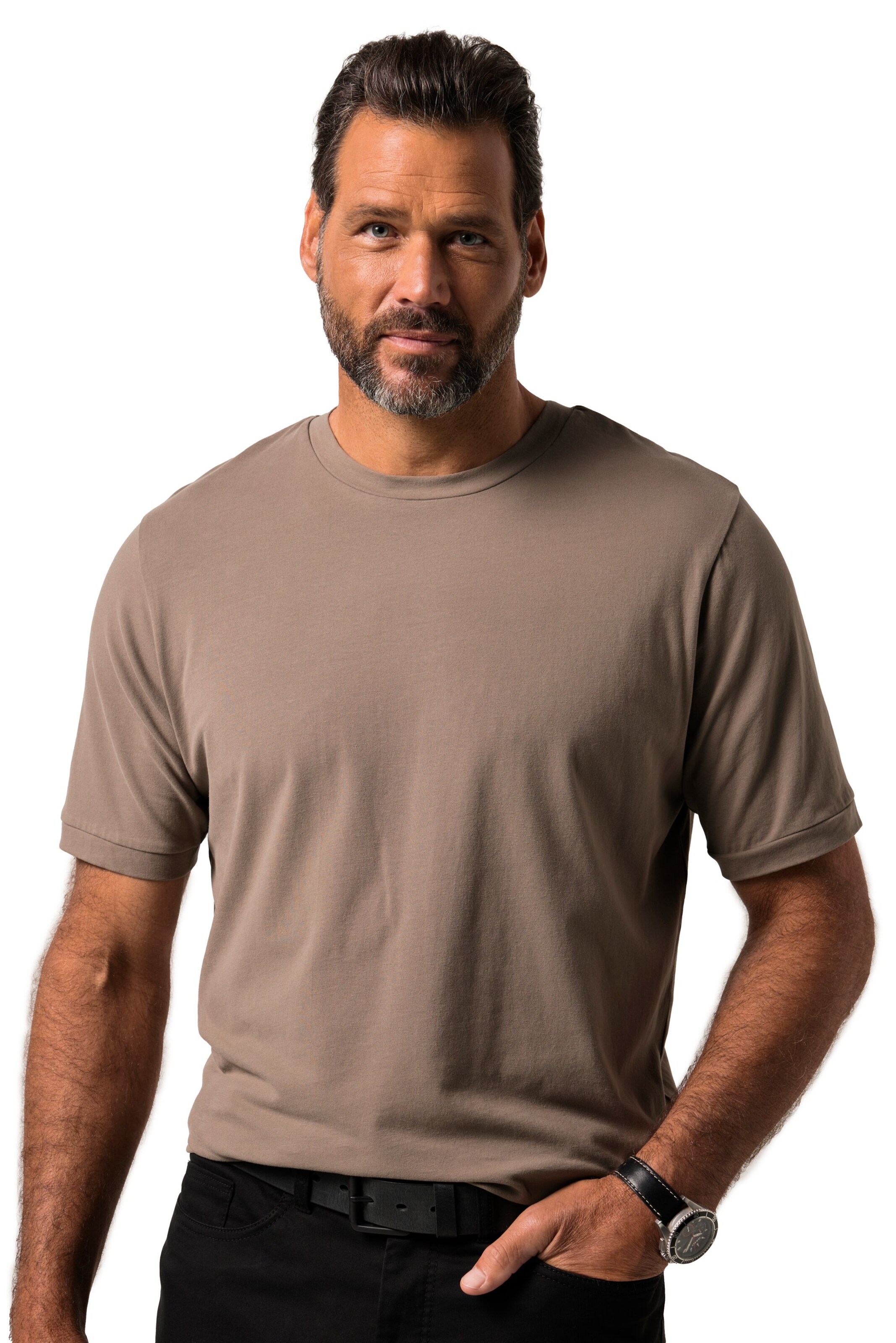 JP1880 Shirt in Brown: front