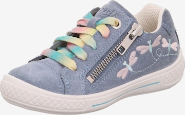 Sneaker 'TENSY' de la SUPERFIT pe albastru: față
