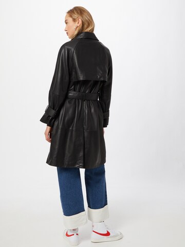 Maze Between-seasons coat in Black