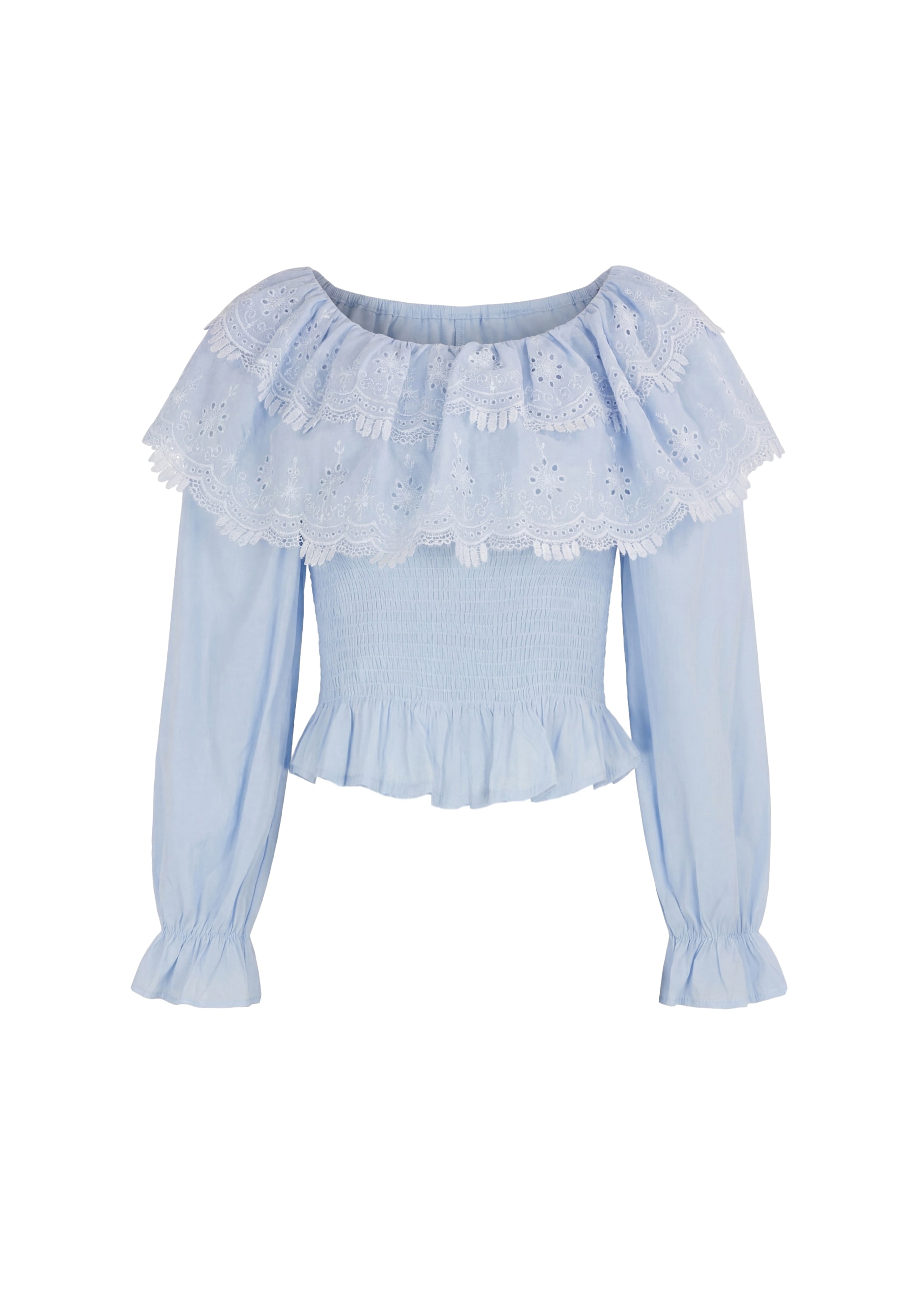IZIA Bluse in Blau: Vorderseite