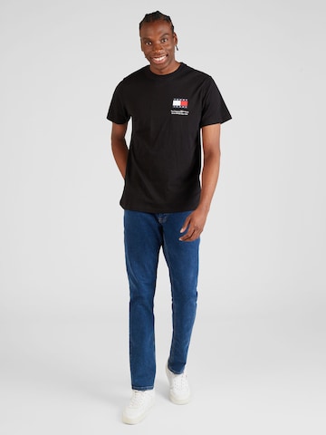 Tommy Jeans T-Shirt 'Essential' in Schwarz