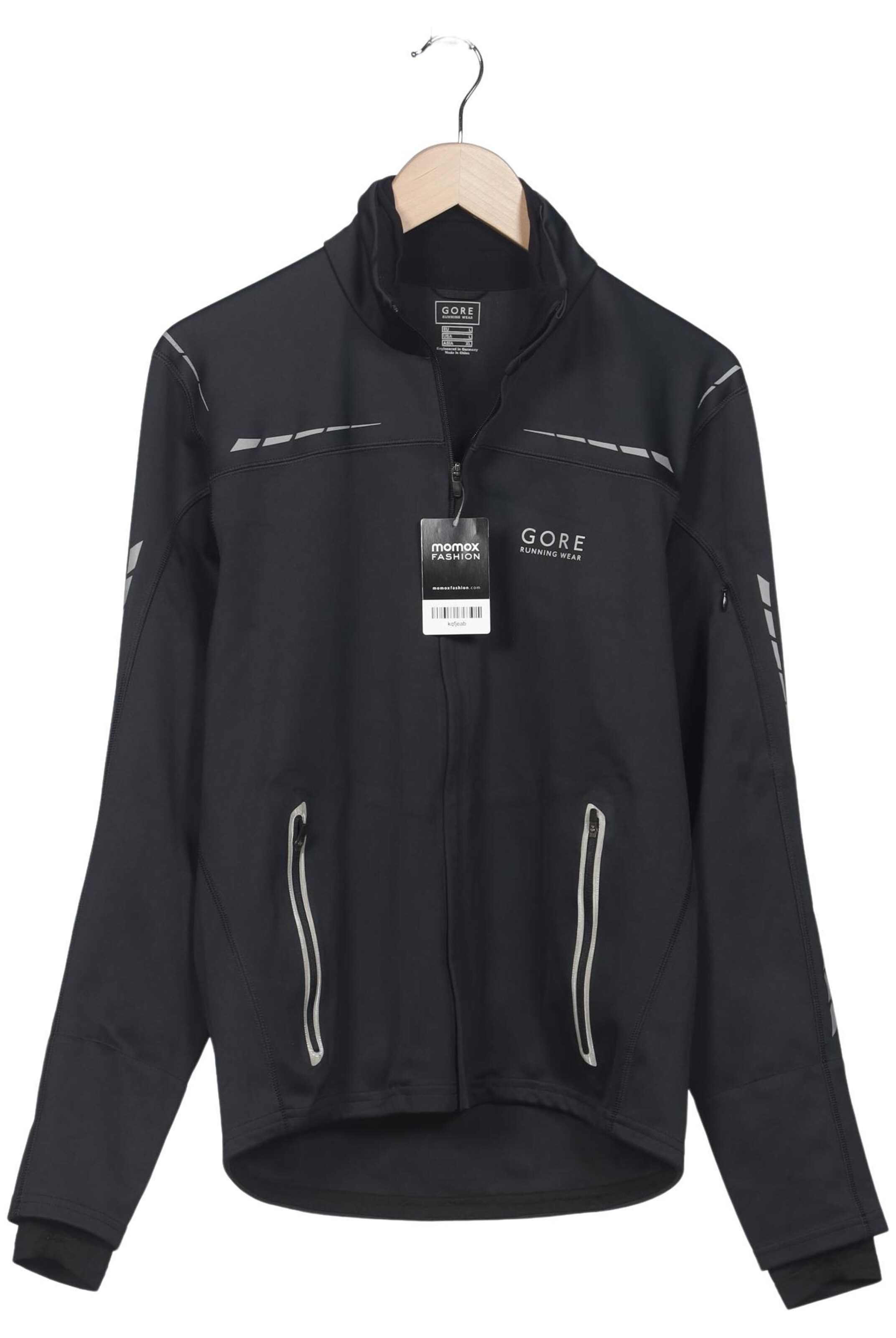 GORE WEAR Jacke L in Schwarz: Vorderseite