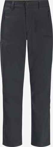 JACK WOLFSKIN Outdoor Pants 'Active Track' in Blue: front