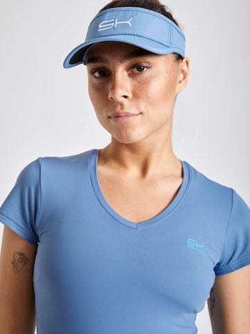 Casquette de sport 'Sun Visor' SPORTKIND en gris : devant