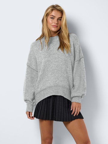 Noisy may Pullover 'NMLUISA' in Grau: Vorderseite