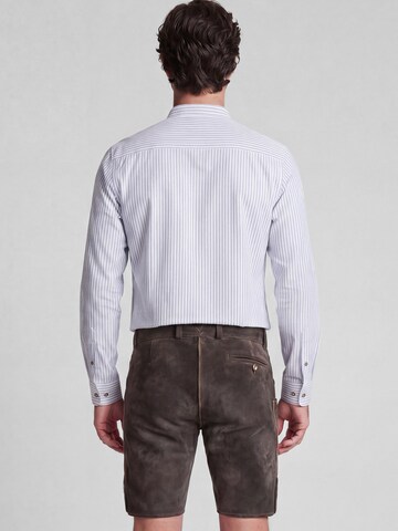 Coupe slim Chemise folklorique 'Kurnau' SPIETH & WENSKY en bleu