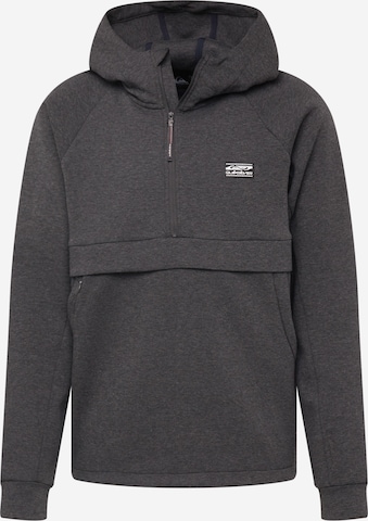 QUIKSILVER Sport sweatshirt 'STEP OFF' i grå: framsida