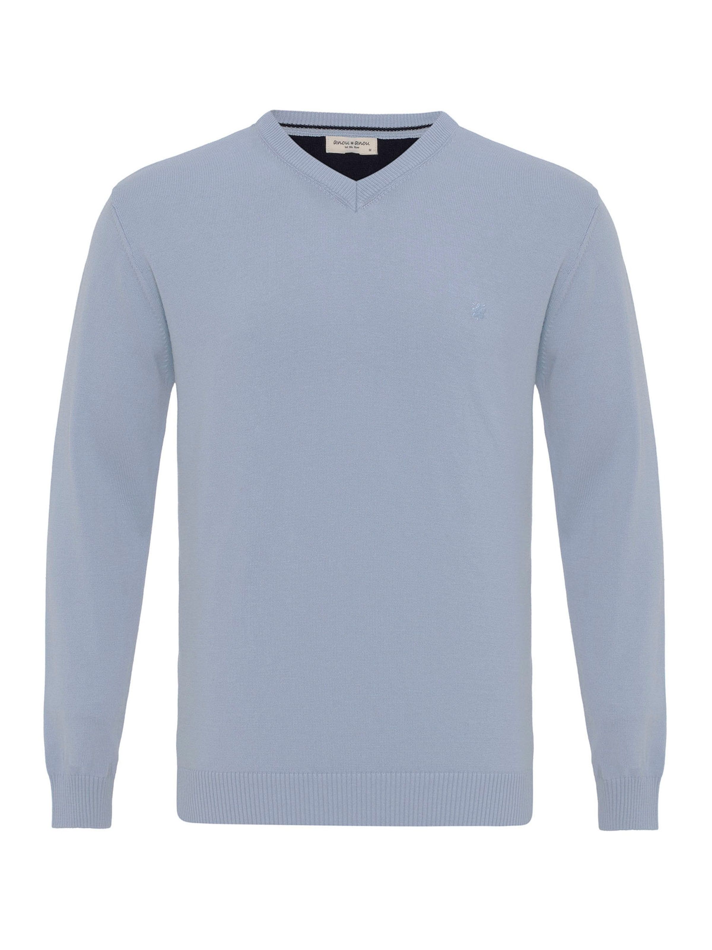 Anou Anou Svetr – modrá: přední strana