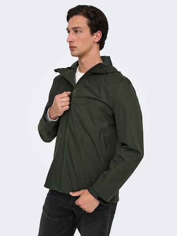 Giacca di mezza stagione 'ONSLuke' di Only & Sons in verde