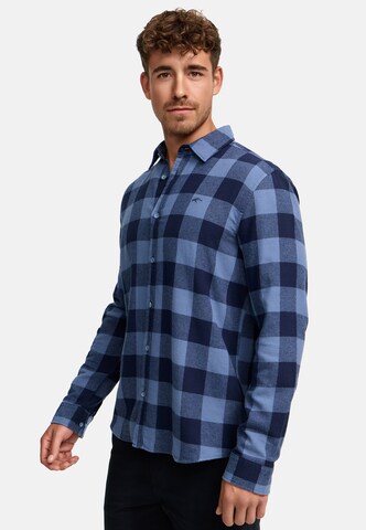 INDICODE JEANS Regular Fit Hemd in Blau