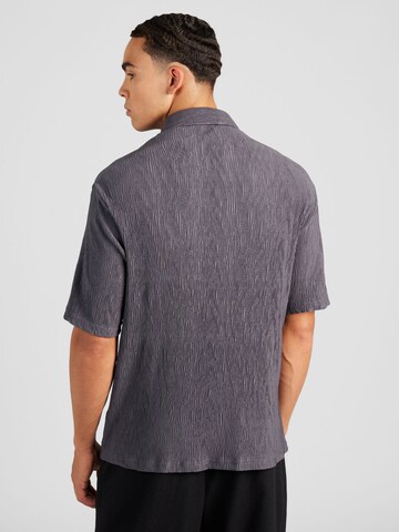 TOPMAN Regular fit Button Up Shirt in Grey