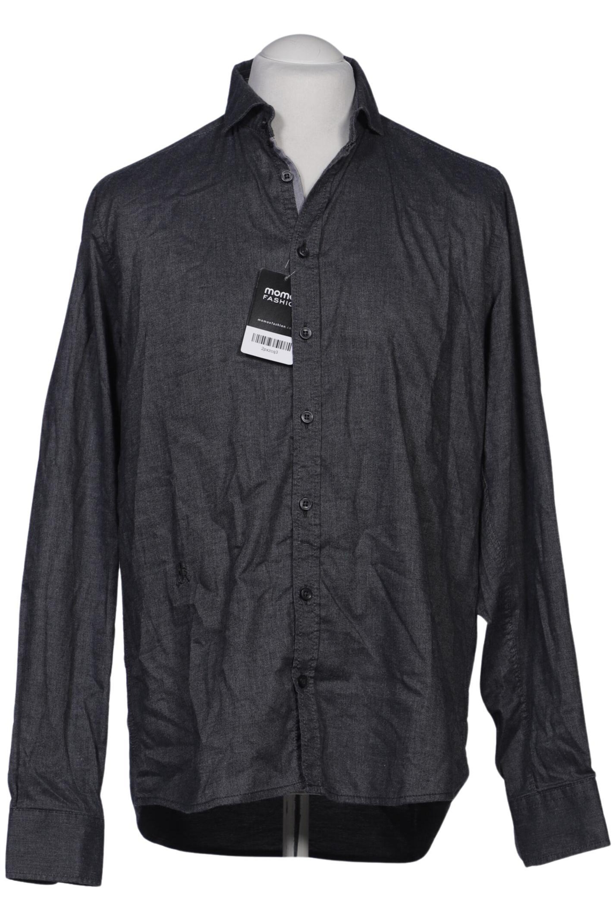 OTTO KERN Button Up Shirt in L in Grey: front