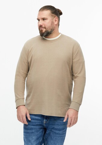 s.Oliver Men Big Sizes Shirt in Braun: Vorderseite