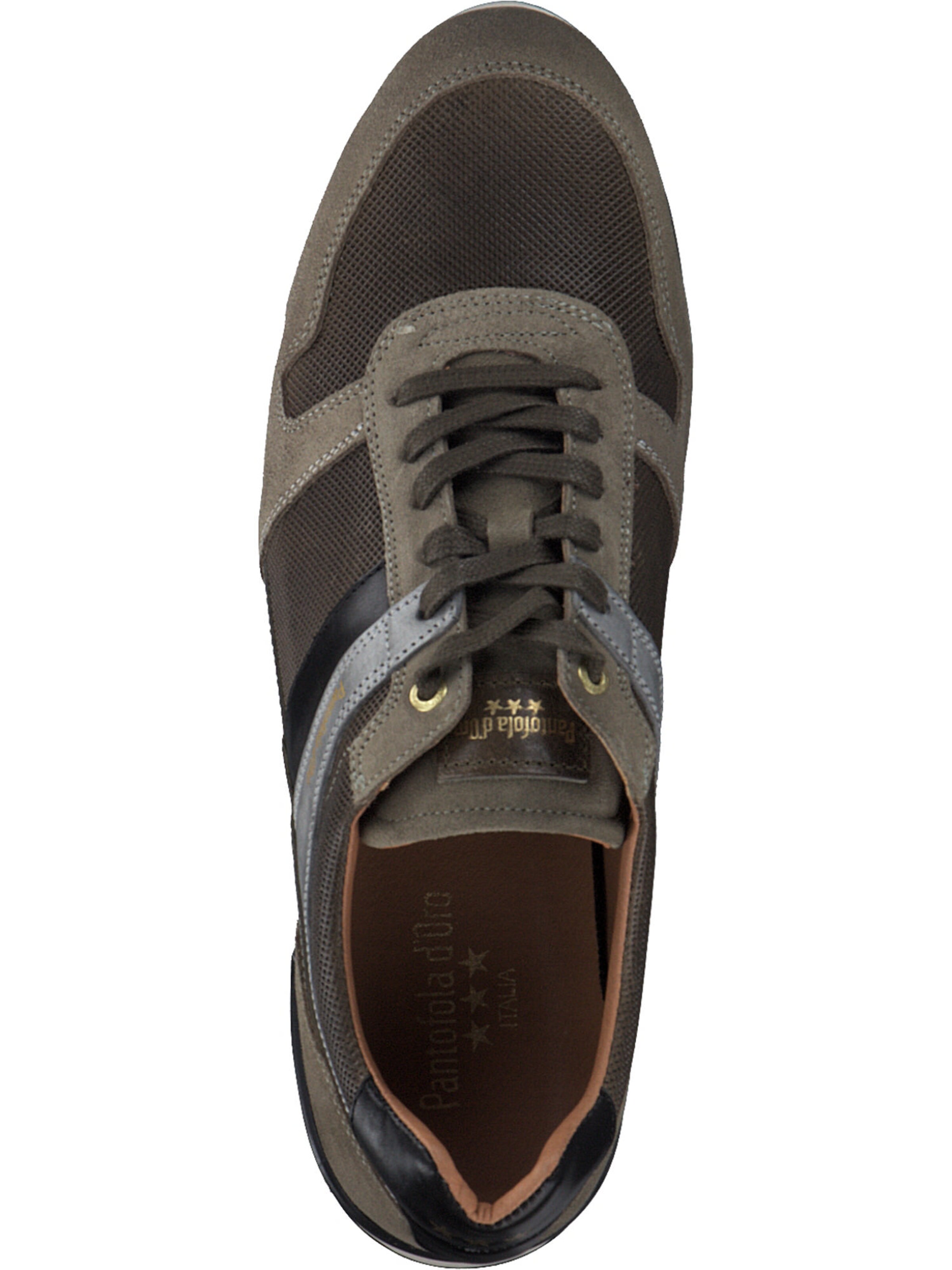 PANTOFOLA D'ORO Platform trainers 'Taranto' in Brown