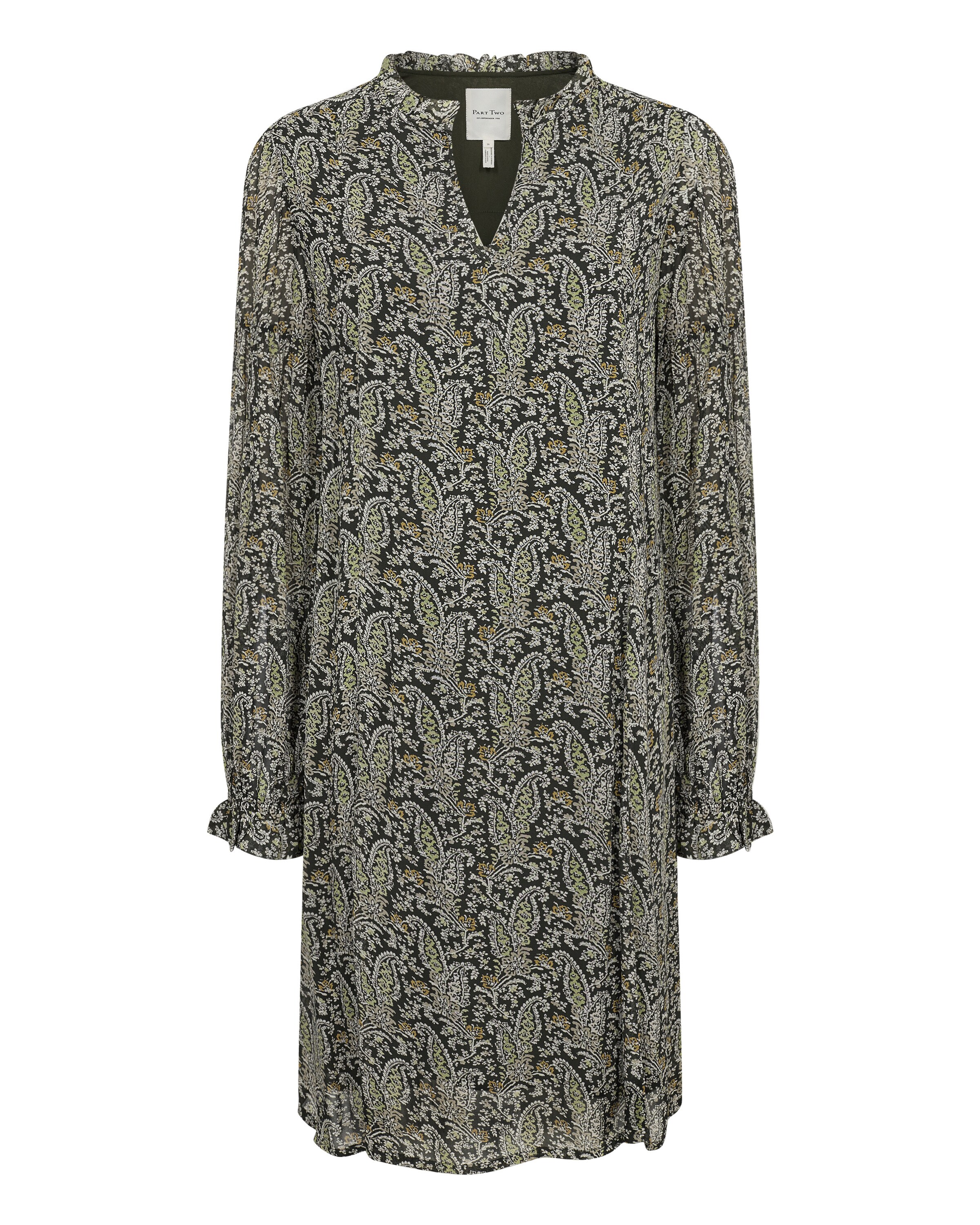 Part Two Blusekjole i blandingsfarvet: forside