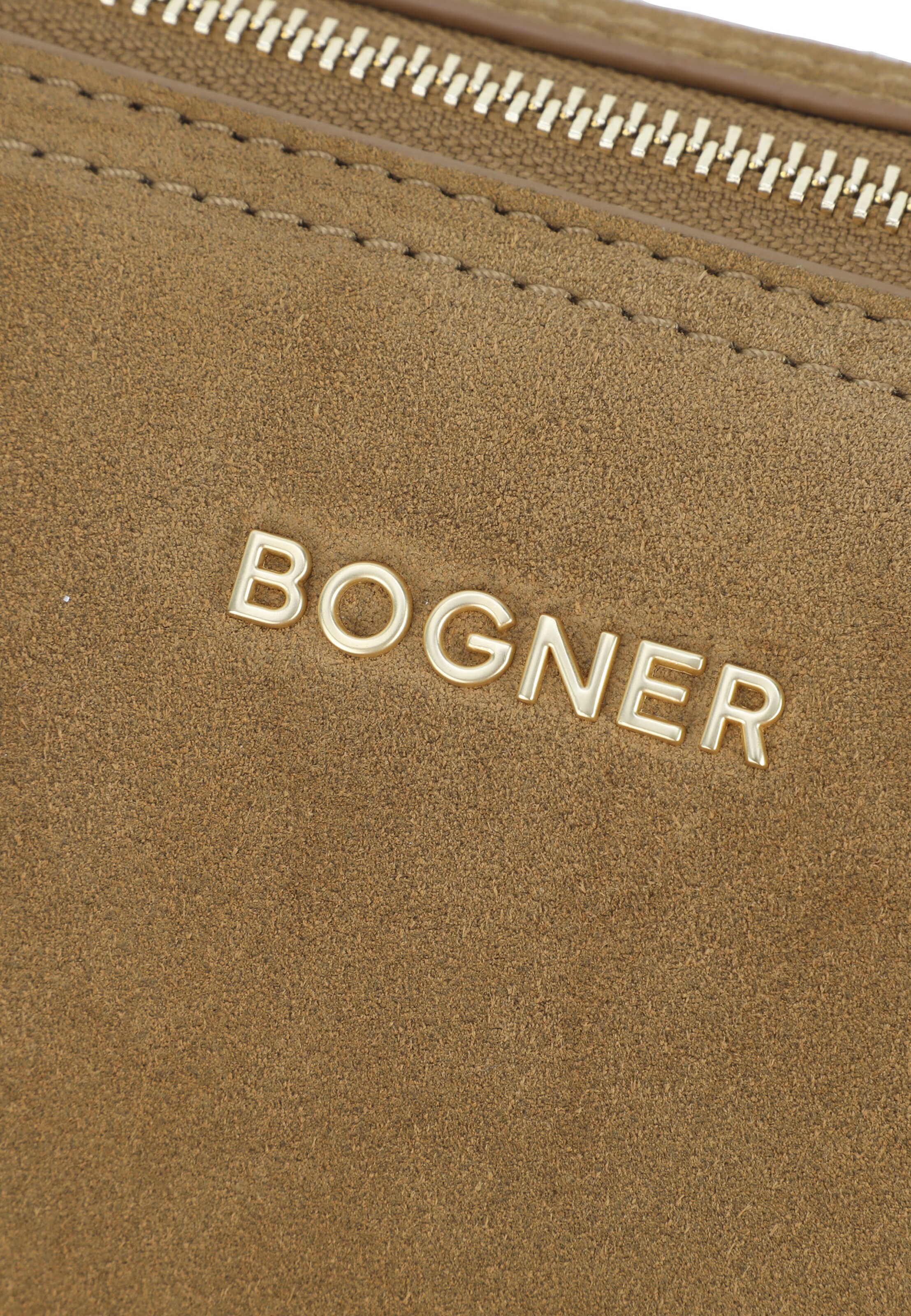 BOGNER - Mala de ombro 'Banff Frisé Gulia' em castanho