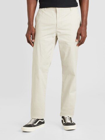 Dockers - Slimfit Pantalón chino en beige: frente